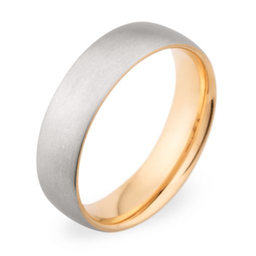 product image of white and yellow gent's band from Christian Bauer