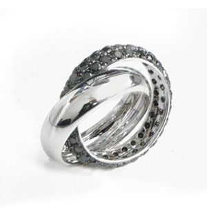 product image of black and white rolling ring
