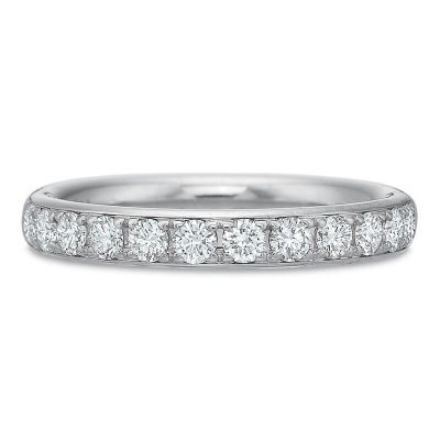 product image of bead set diamond eternity band by Precision Set