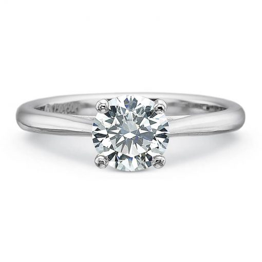 product image of solitaire diamond engagement ring by Precision Set