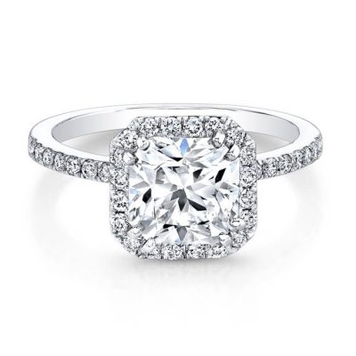product image of diamond halo engagement ring from Ideal2