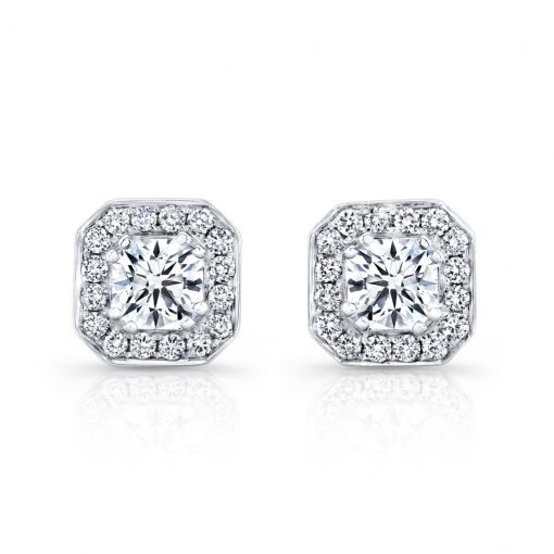 product image of halo diamond earrings from Ideal2