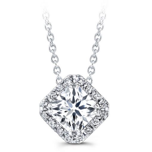product image of halo diamond pendant from Ideal2