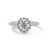 product image of Nine-Stone "Royal Prong" Halo Diamond Ring