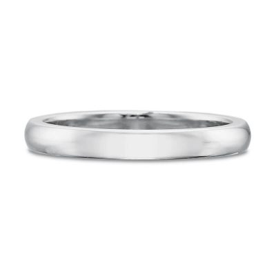Product image of 2mm plain band in platinum by Precision Set