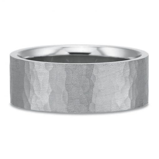 product image of hammered gent's band by Precision Set