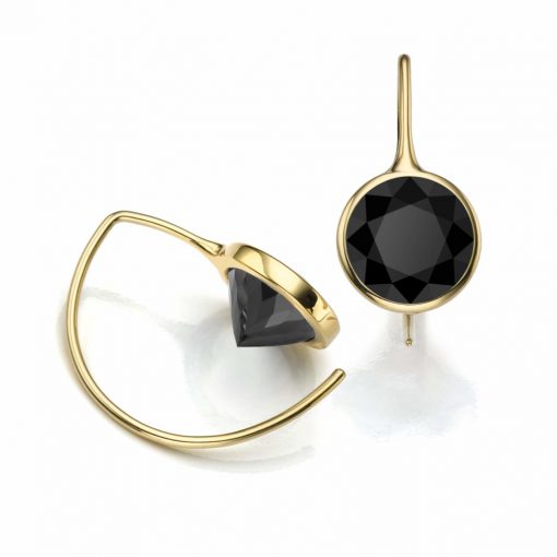 product image of comet huggies with black onyx from Toby Pomeroy