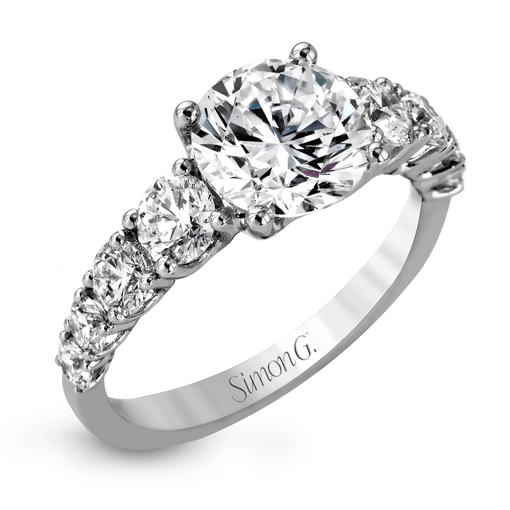Simon G Passion Collection Graduated Diamond Engagement Ring | TR394 ...
