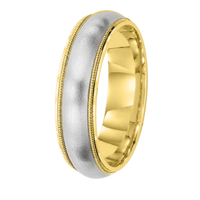 product image of yellow and white coin edge band from Lieberfarb