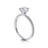 product image of diamond accented embrace engagement ring from sasha primak in platinum
