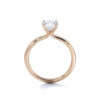 product image of rose gold embrace solitaire engagement ring from sasha primak
