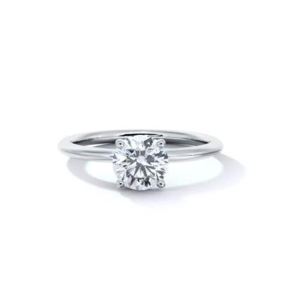 product image of platinum embrace solitaire engagement ring from sasha primak
