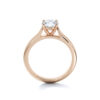 product image of cathedral solitaire engagement ring from sasha primak in rose gold