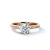 product image of cathedral solitaire engagement ring from sasha primak in rose gold