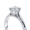 product image of cathedral solitaire engagement ring from sasha primak in platinum