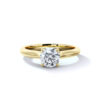 product image of cathedral solitaire engagement ring from sasha primak in yellow gold